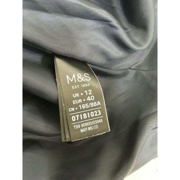 M&S British NWOT Navy Pencil Dress US8 - Picture 10 of 11